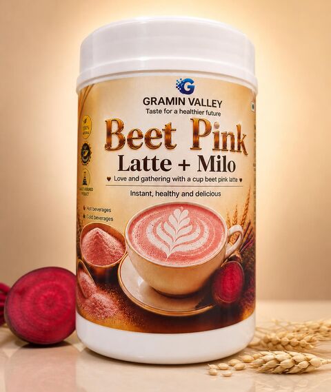 BEETROOT PINK LATTE